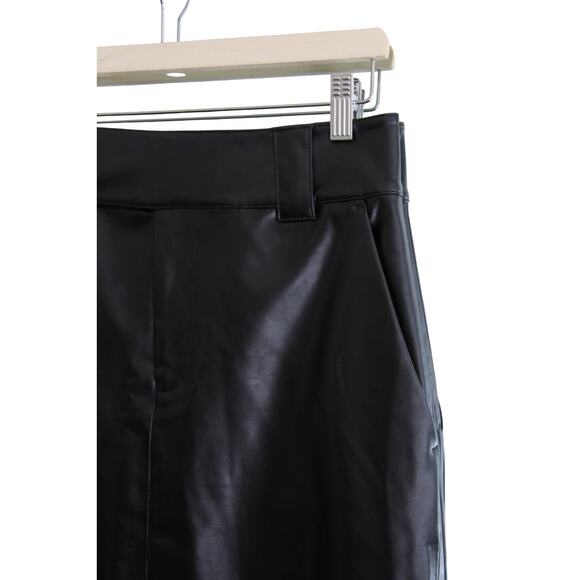 Helsa Studio Waterbased Faux Leather Maxi Skirt Black NWT Small Revolve - Picture 9 of 10